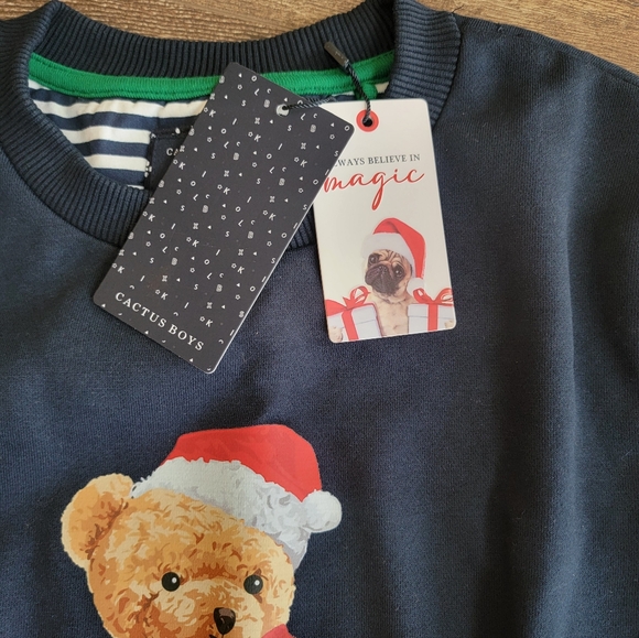 Xmas bear sweatshirt  11/12 - Picture 2 of 5